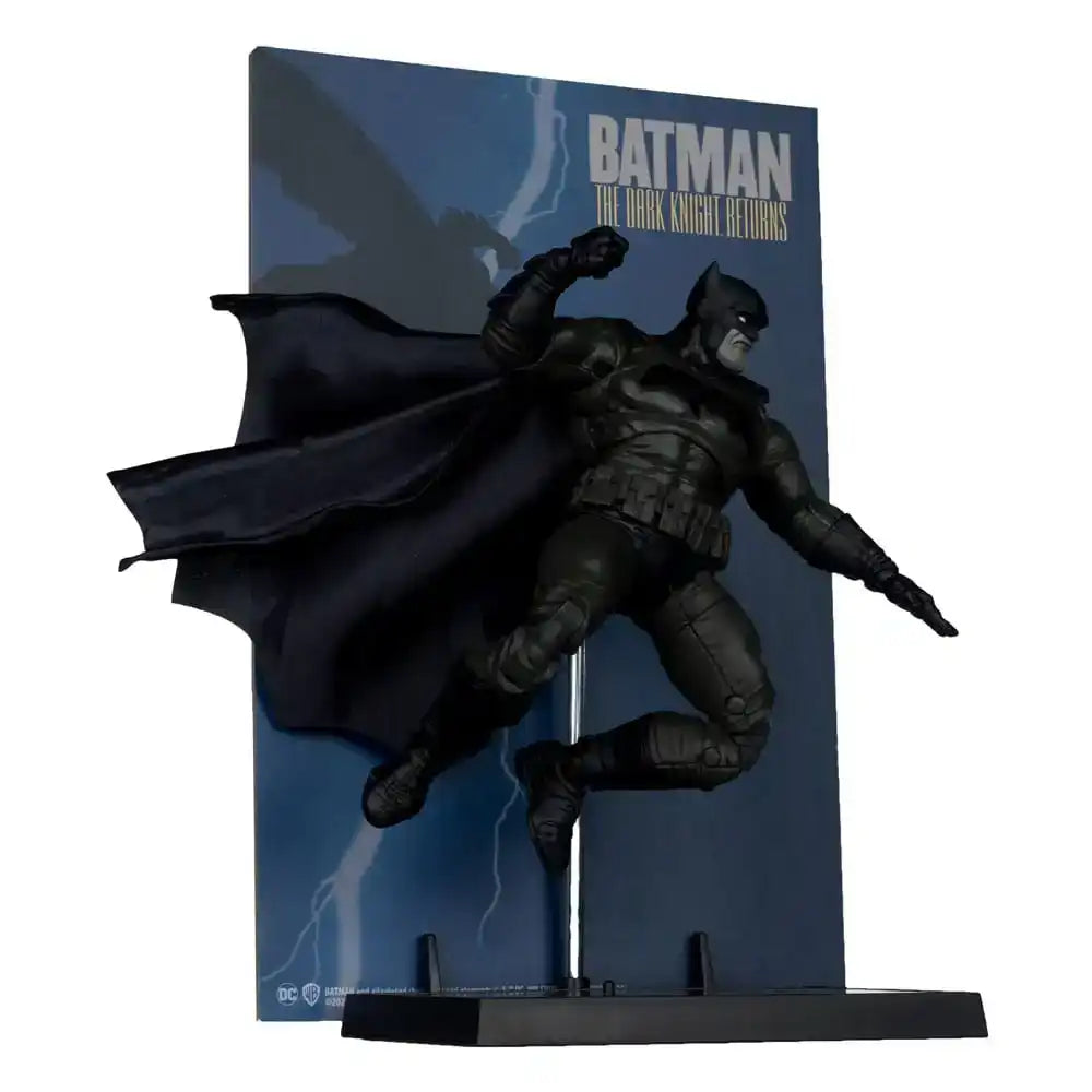 DC Multiverse McFarlane Cover Recreations Actionfigur Batman (Batman: The Dark Knight Returns #1) (Gold Label) 18 cm - Beschädigte Verpackung - Smalltinytoystore