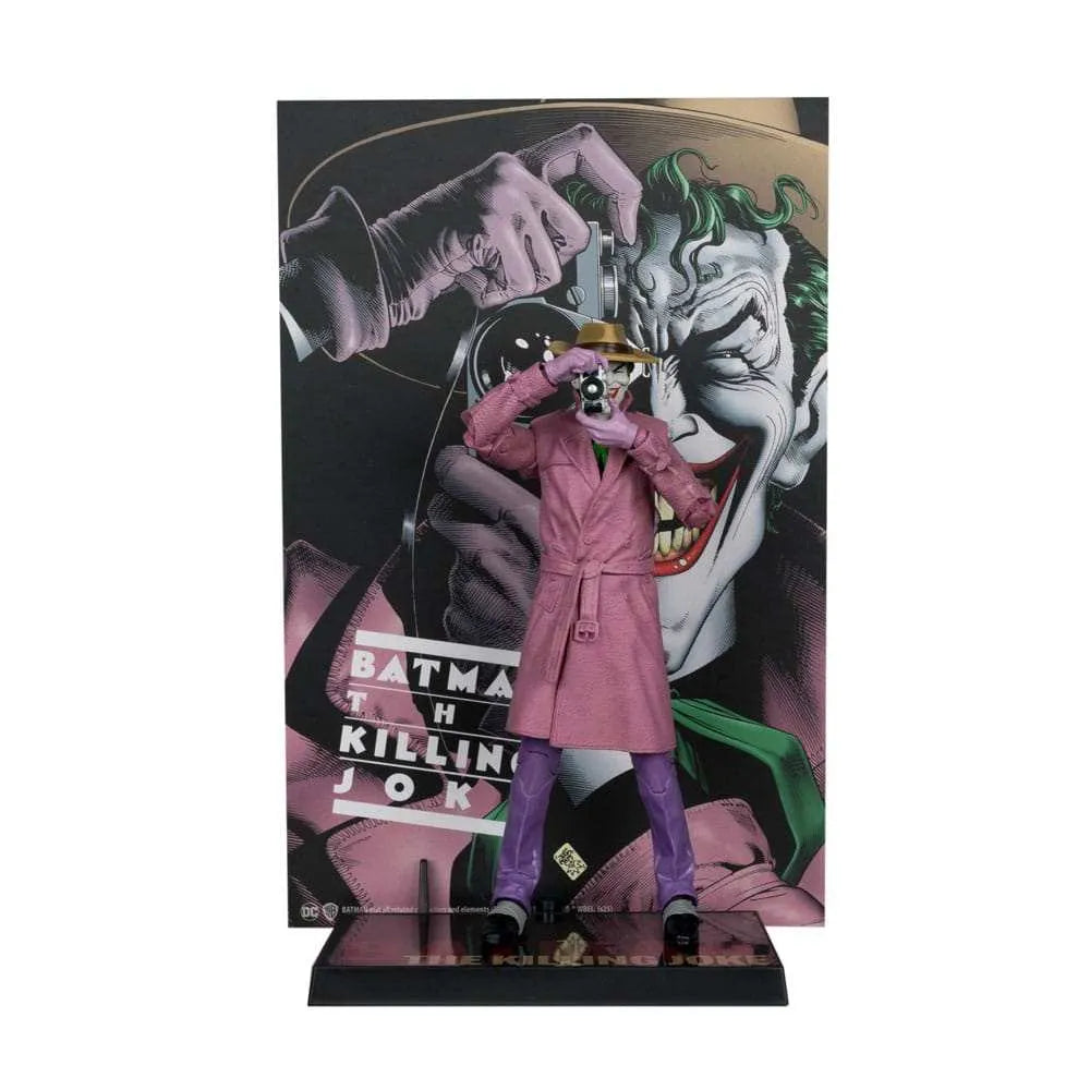 DC Multiverse McFarlane Cover Recreations The Joker Batman The Killing Joker Gold Label - Smalltinytoystore