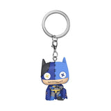 DC Patchwork POP! Vinyl Schlüsselanhänger 4 cm Batman Display (12) - Smalltinytoystore