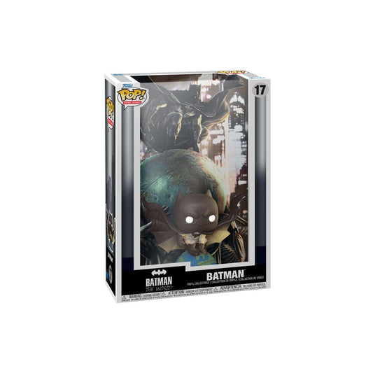 DC POP! Comic Cover Vinyl Figur Batman The World 9 cm - Smalltinytoystore