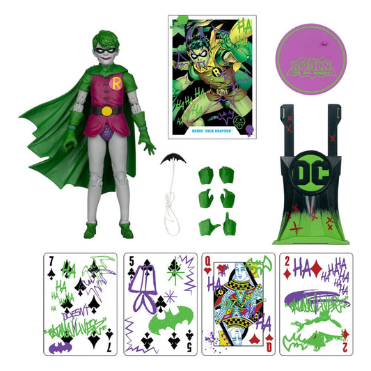 DC Rebirth DC Multiverse Actionfigur Robin (Dick Grayson) (Jokerized) (Gold Label) 18 cm - Smalltinytoystore