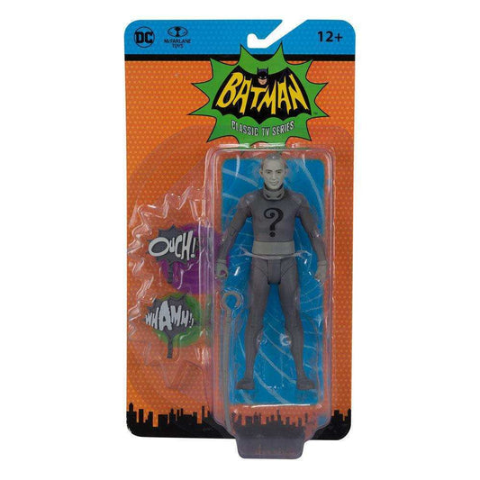 DC Retro Actionfigur Batman 66 The Riddler (Black & White TV Variant) 15 cm - Smalltinytoystore
