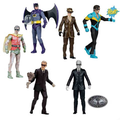 DC Retro Batman 66 Wave 10 (6 er Set) Alfred Nightwing Bookworm Wax Robin Space Batman - Smalltinytoystore