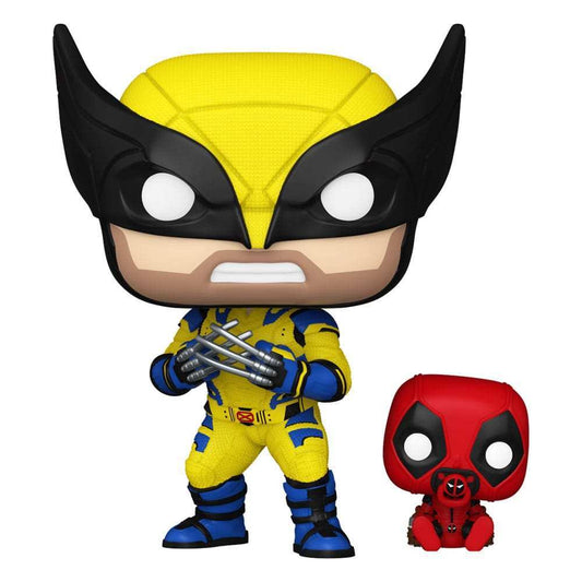 Deadpool 3 POP & Buddy! Vinyl Figur Wolverine w/ Babypool 9 cm - Smalltinytoystore