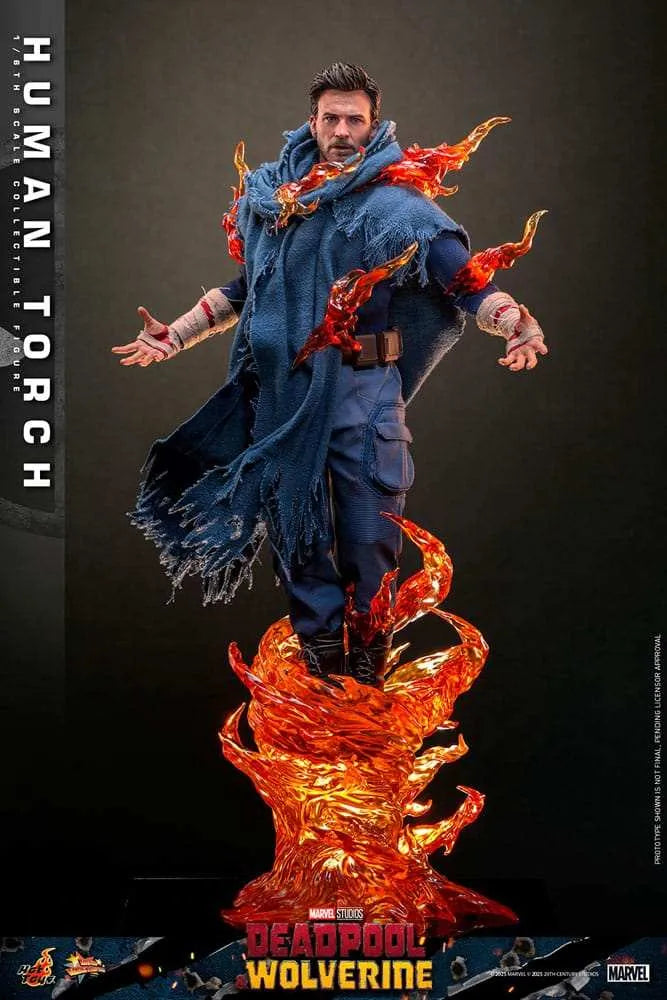 Deadpool & Wolverine Movie Masterpiece 1/6 Human Torch HOT TOYS - Smalltinytoystore