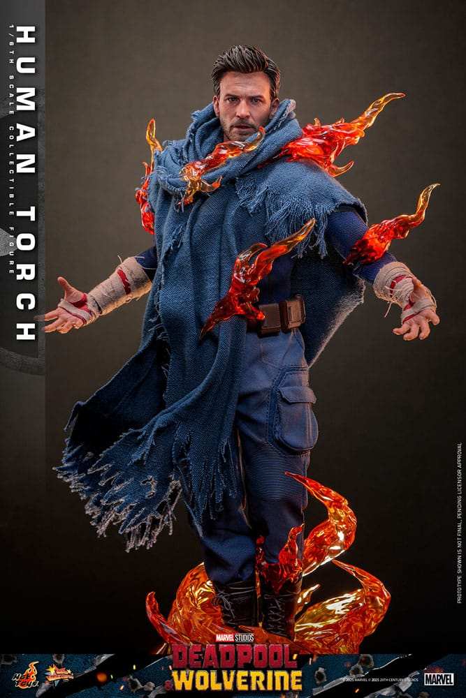 Deadpool & Wolverine Movie Masterpiece 1/6 Human Torch HOT TOYS - Smalltinytoystore