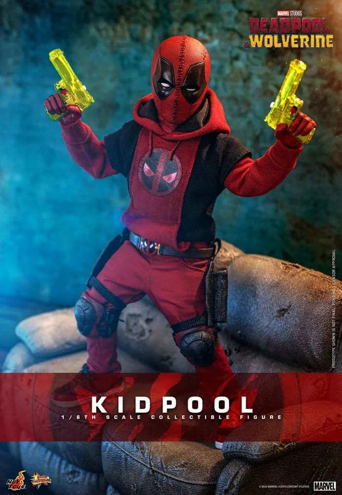 Deadpool & Wolverine Movie Masterpiece 1/6 Kidpool HOT TOYS - Smalltinytoystore