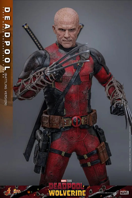 Deadpool & Wolverine Movie Masterpiece Actionfigur 1/6 Deadpool (Battling Version) 31 cm - Smalltinytoystore