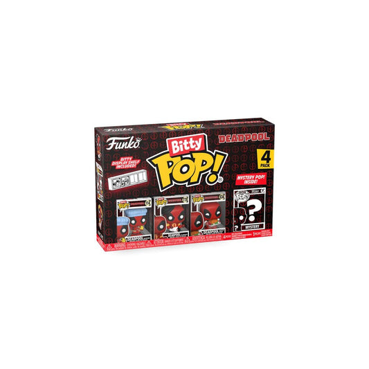 Deadpool Bitty POP! Vinyl Figuren 4er-Pack Bathtime 2,5 cm - Smalltinytoystore