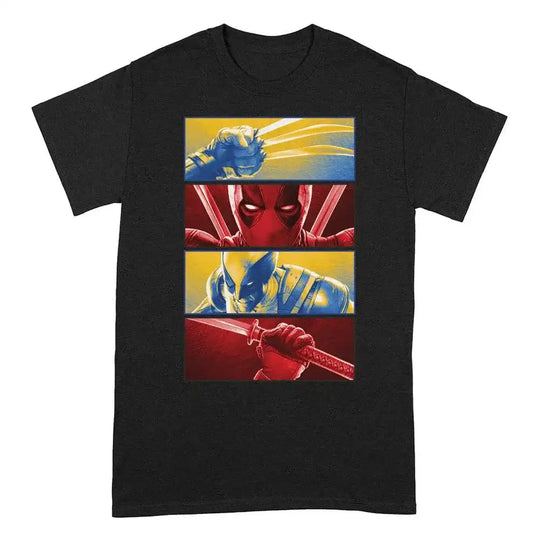Deadpool T-Shirt Deadpool And Wolverine Boxes Größe S - Smalltinytoystore