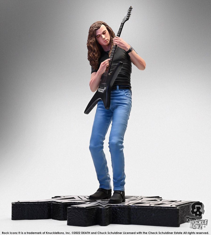 Death Rock Iconz Statue Chuck Schuldiner 22 cm - Smalltinytoystore