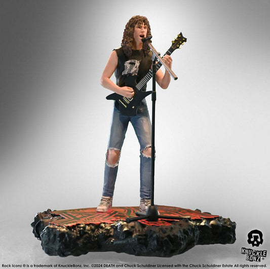 Death Rock Iconz Statue Chuck Schuldiner II 22 cm - Smalltinytoystore