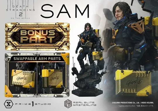 Death Stranding 2: On the Beach Real Elite Masterline Series Statue 1/3 Sam Deluxe Bonus Version 83 cm - Smalltinytoystore