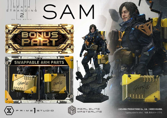 Death Stranding 2: On the Beach Real Elite Masterline Series Statue 1/3 Sam Deluxe Bonus Version 83 cm - Smalltinytoystore