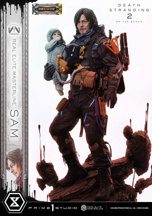 Death Stranding 2: On the Beach Real Elite Masterline Series Statue 1/3 Sam Deluxe Version 83 cm - Smalltinytoystore