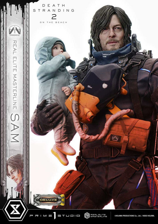 Death Stranding 2: On the Beach Real Elite Masterline Series Statue 1/3 Sam Deluxe Version 83 cm - Smalltinytoystore