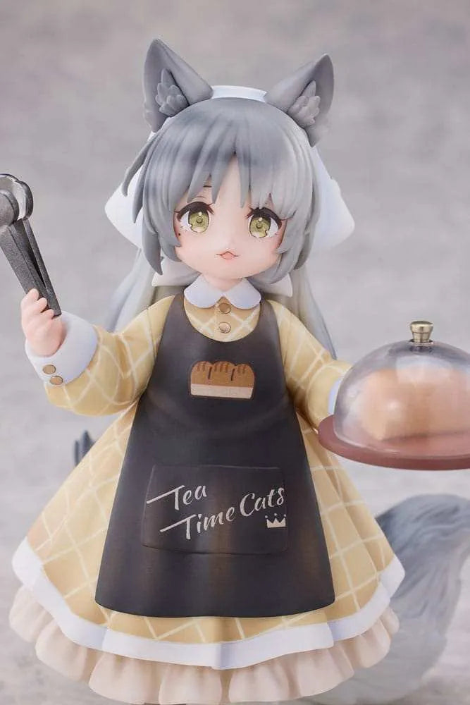 Decorated Life Collection PVC Statue Tea Time Cats - Cat Town Bakery Staff & Customer Set 12 cm - Smalltinytoystore