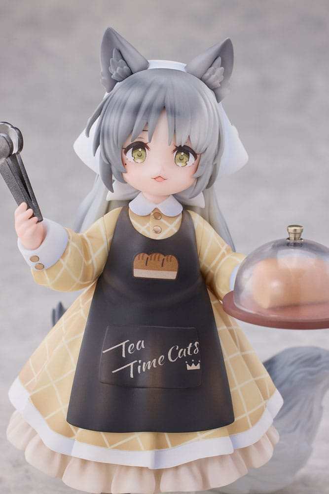 Decorated Life Collection PVC Statue Tea Time Cats - Cat Town Bakery Staff & Customer Set 12 cm - Smalltinytoystore