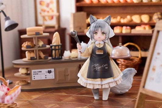 Decorated Life Collection PVC Statue Tea Time Cats - Cat Town Bakery Staff & Customer Set 12 cm - Smalltinytoystore