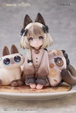 Decorated Life Collection PVC Statue Tea Time Cats x Siamese Cat Azuki-san Friendship Collaboration Exclusive Set 18 cm - Smalltinytoystore