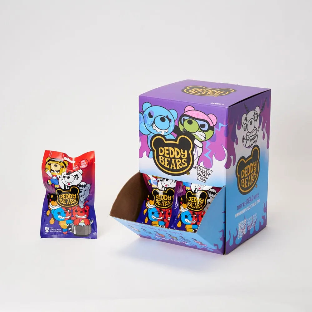 Deddy Bears Series 3 Clip on Plüschfiguren 10 cm Blind Bag Sortiment (18) - Smalltinytoystore