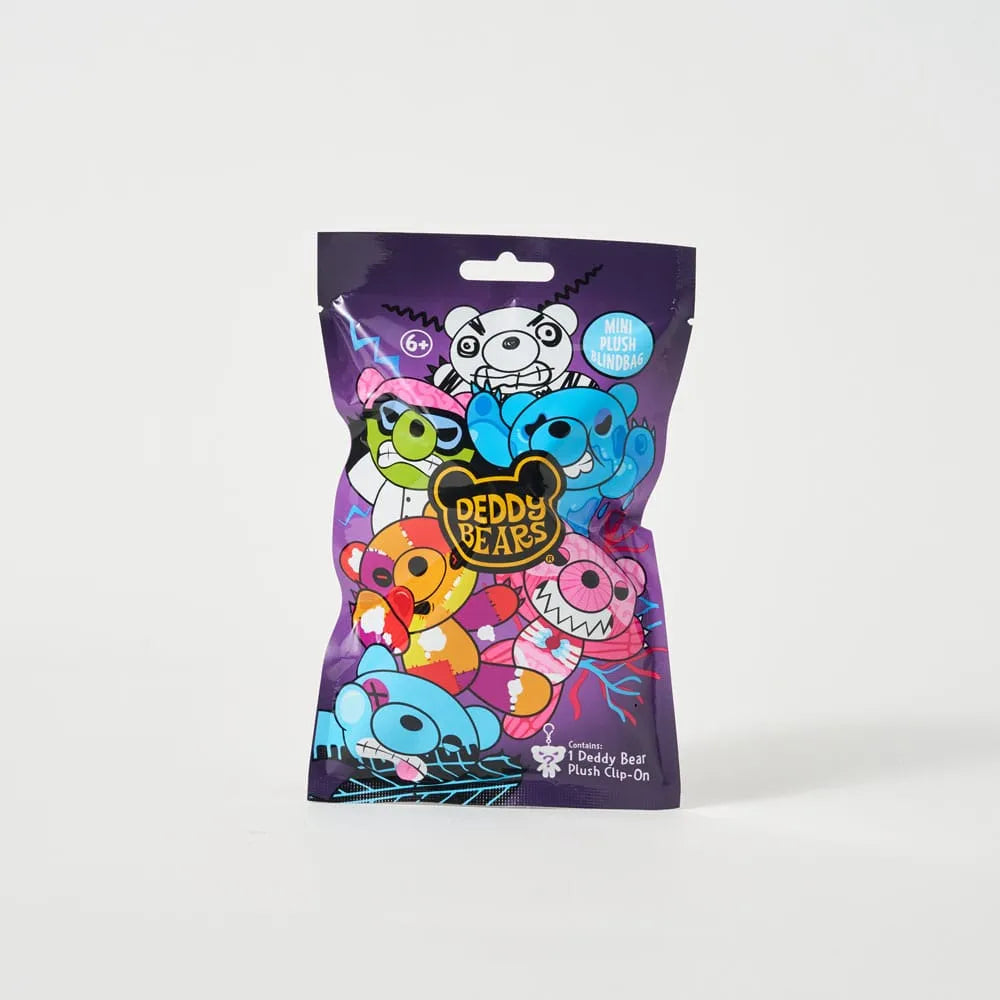 Deddy Bears Series 3 Clip on Plüschfiguren 10 cm Blind Bag Sortiment (18) - Smalltinytoystore