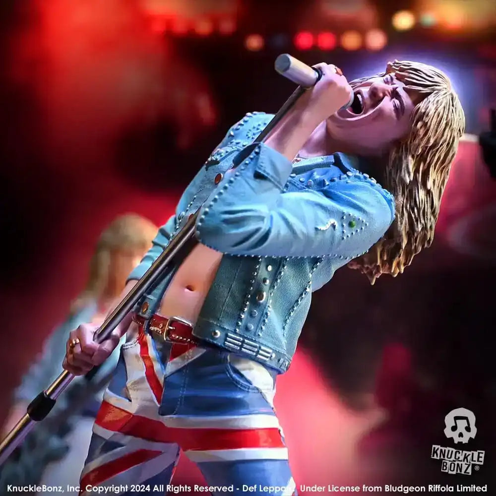 Def Leppard Rock Iconz Statue Joe Elliott 24 cm - Smalltinytoystore