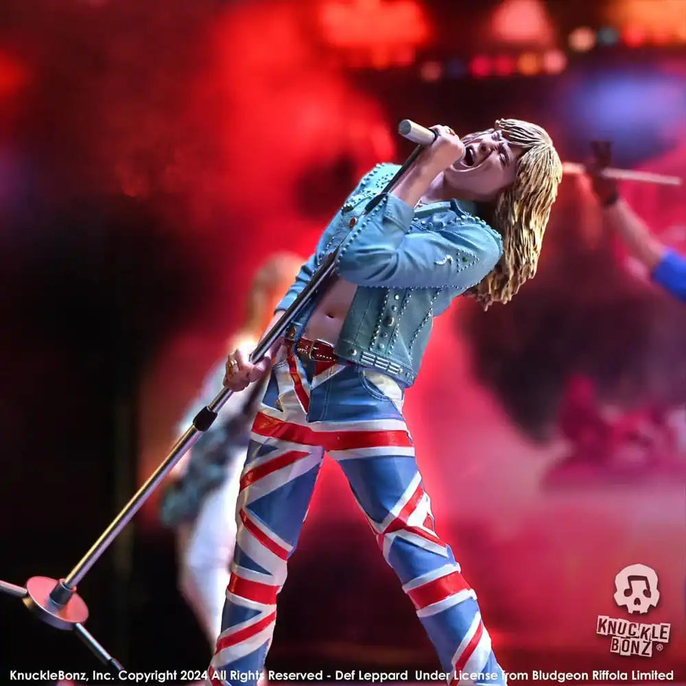 Def Leppard Rock Iconz Statue Joe Elliott 24 cm - Smalltinytoystore