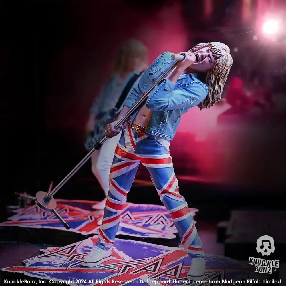 Def Leppard Rock Iconz Statue Joe Elliott 24 cm - Smalltinytoystore