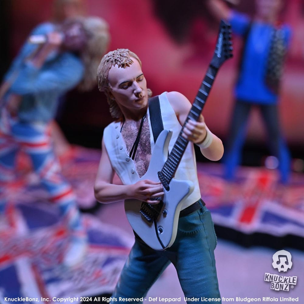 Def Leppard Rock Iconz Statue Phil Collen 24 cm - Smalltinytoystore