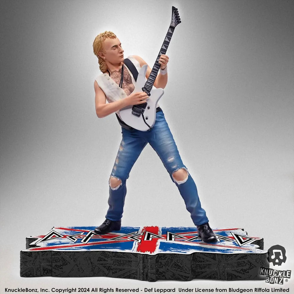 Def Leppard Rock Iconz Statue Phil Collen 24 cm - Smalltinytoystore