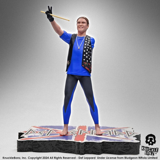 Def Leppard Rock Iconz Statue Rick Allen 24 cm - Smalltinytoystore