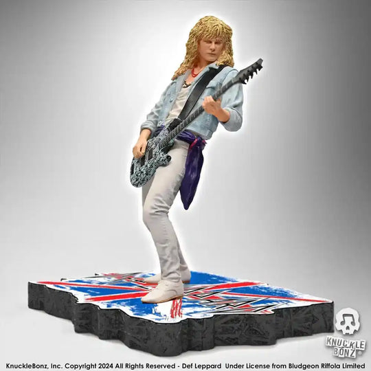 Def Leppard Rock Iconz Statue Rick Savage 24 cm - Smalltinytoystore