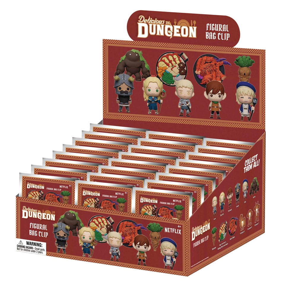 Delicious in Dungeon PVC-Taschenanhänger Series 1 Display (24) - Smalltinytoystore