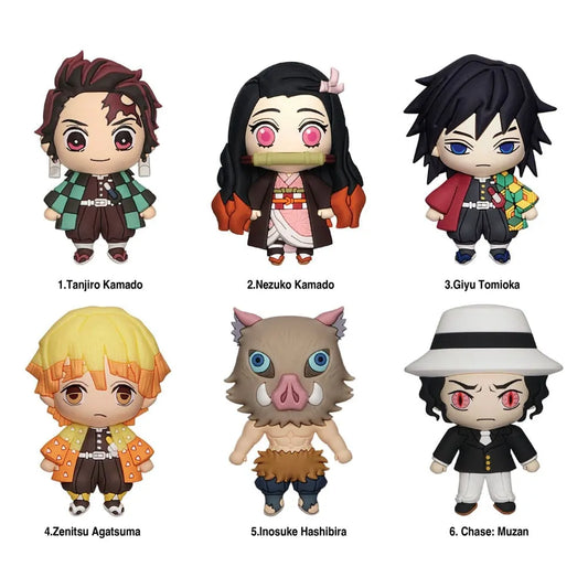 Demon Slayer: Kimetsu no Yaiba 3D 3D Magnete Series 1 Display (12) - Smalltinytoystore