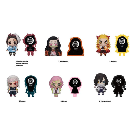 Demon Slayer: Kimetsu no Yaiba 3D Magnete Series 2 Display (12) - Smalltinytoystore
