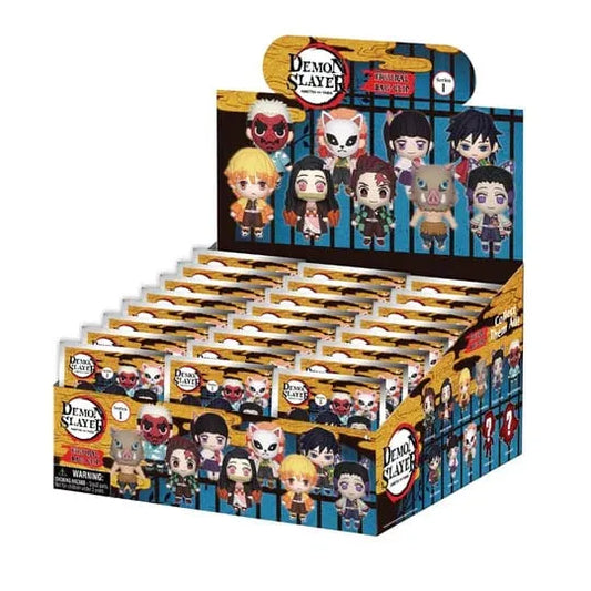 Demon Slayer: Kimetsu no Yaiba 3D PVC-Taschenanhänger Display (24) - Smalltinytoystore
