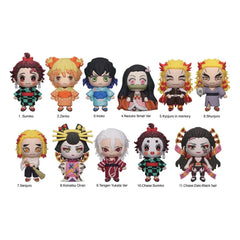 Demon Slayer: Kimetsu no Yaiba 3D PVC-Taschenanhänger Series 5 Display (24) - Smalltinytoystore