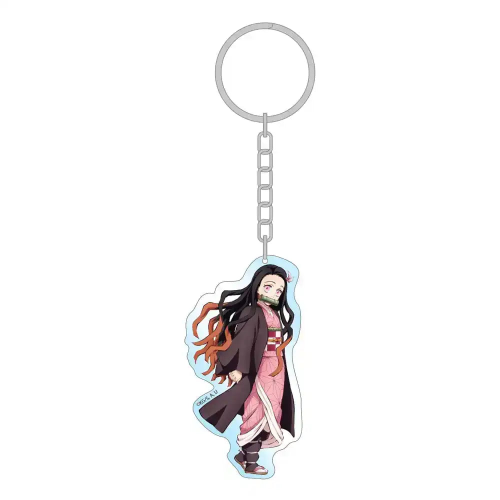 Demon Slayer: Kimetsu no Yaiba Acryl Schlüsselanhänger Nezuko Holographic 7 cm