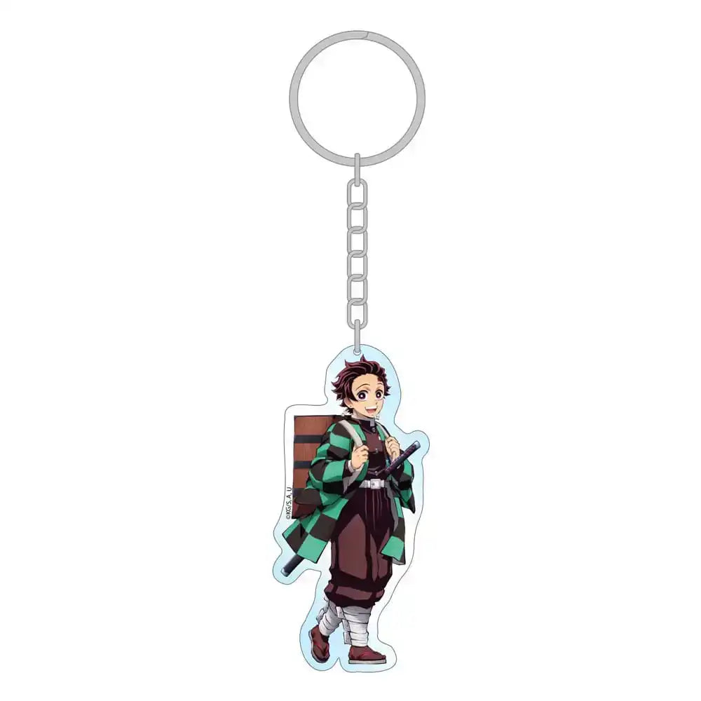 Demon Slayer: Kimetsu no Yaiba Acryl Schlüsselanhänger Tanjiro Holographic 8 cm
