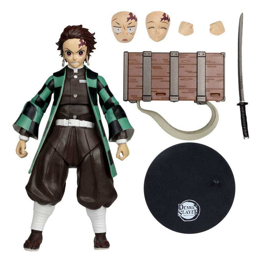 Demon Slayer: Kimetsu no Yaiba Actionfigur Tanjiro Kamado (with Nezuko Box) (Season 3) 18 cm - Smalltinytoystore