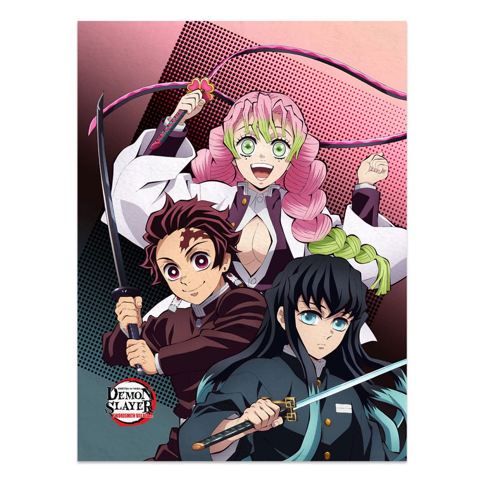 Demon Slayer: Kimetsu no Yaiba Decke Tanjiro, Mitsuri, Muichiro 120 x 160 cm - Smalltinytoystore