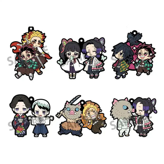 Demon Slayer: Kimetsu no Yaiba Gummi-Anhänger 6 cm Sortiment Buddy Collection Vol. 4 (6) - Smalltinytoystore