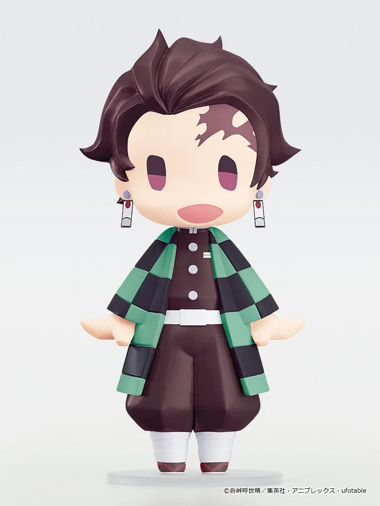 Demon Slayer: Kimetsu no Yaiba HELLO! GOOD SMILE Actionfigur Tanjiro Kamado 10 cm - Smalltinytoystore