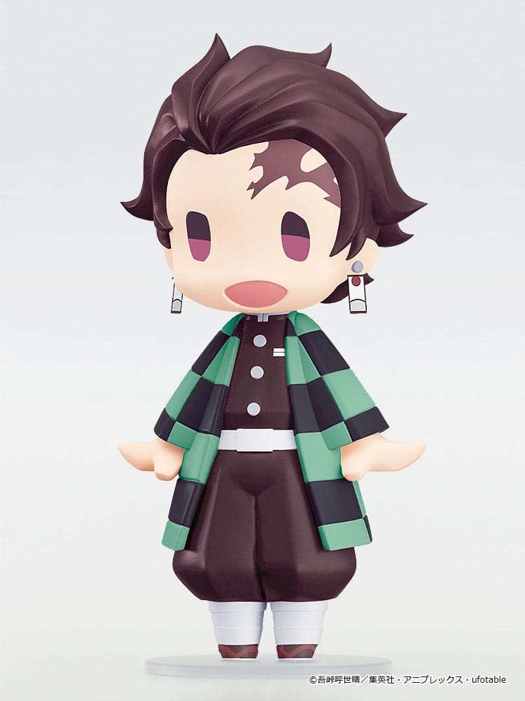 Demon Slayer: Kimetsu no Yaiba HELLO! GOOD SMILE Actionfigur Tanjiro Kamado 10 cm - Smalltinytoystore