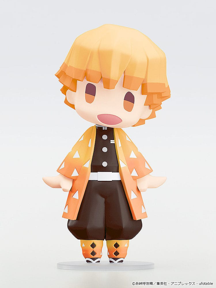 Demon Slayer: Kimetsu no Yaiba HELLO! GOOD SMILE Actionfigur Zenitsu Agatsuma 10 cm - Smalltinytoystore
