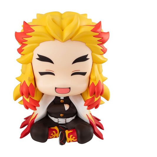 Demon Slayer: Kimetsu no Yaiba Look Up PVC Statue Rengoku Kyoujurou Smile Ver. 11 cm (with gift) - Smalltinytoystore