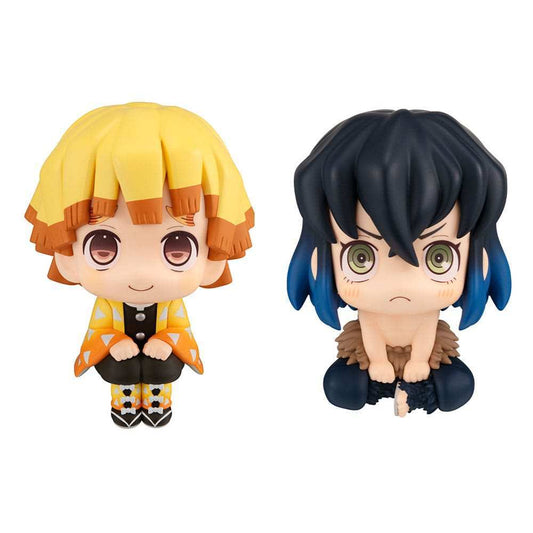 Demon Slayer: Kimetsu no Yaiba Look Up PVC Statue Zenitsu Agatsuma Smile Ver. & Inosuke Hashibira Bossy Ver. 11 cm (with gift) - Smalltinytoystore