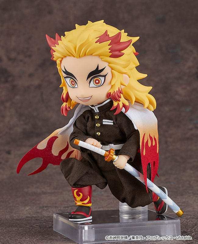 Demon Slayer: Kimetsu no Yaiba Nendoroid Doll Actionfigur Kyojuro Rengoku 14 cm - Smalltinytoystore