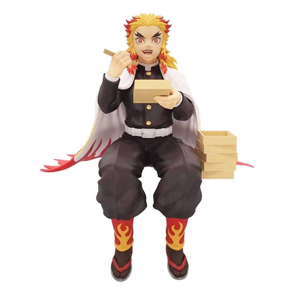 Demon Slayer: Kimetsu no Yaiba Noodle Stopper PVC Statue Rengoku Kyojuro 14 cm - Smalltinytoystore